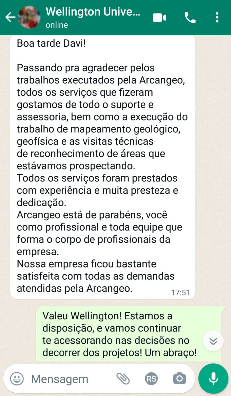 landpage - Mineração