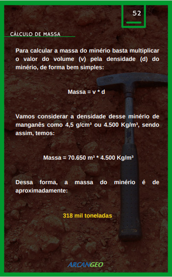 calculo de reserva - Guia do Minerador